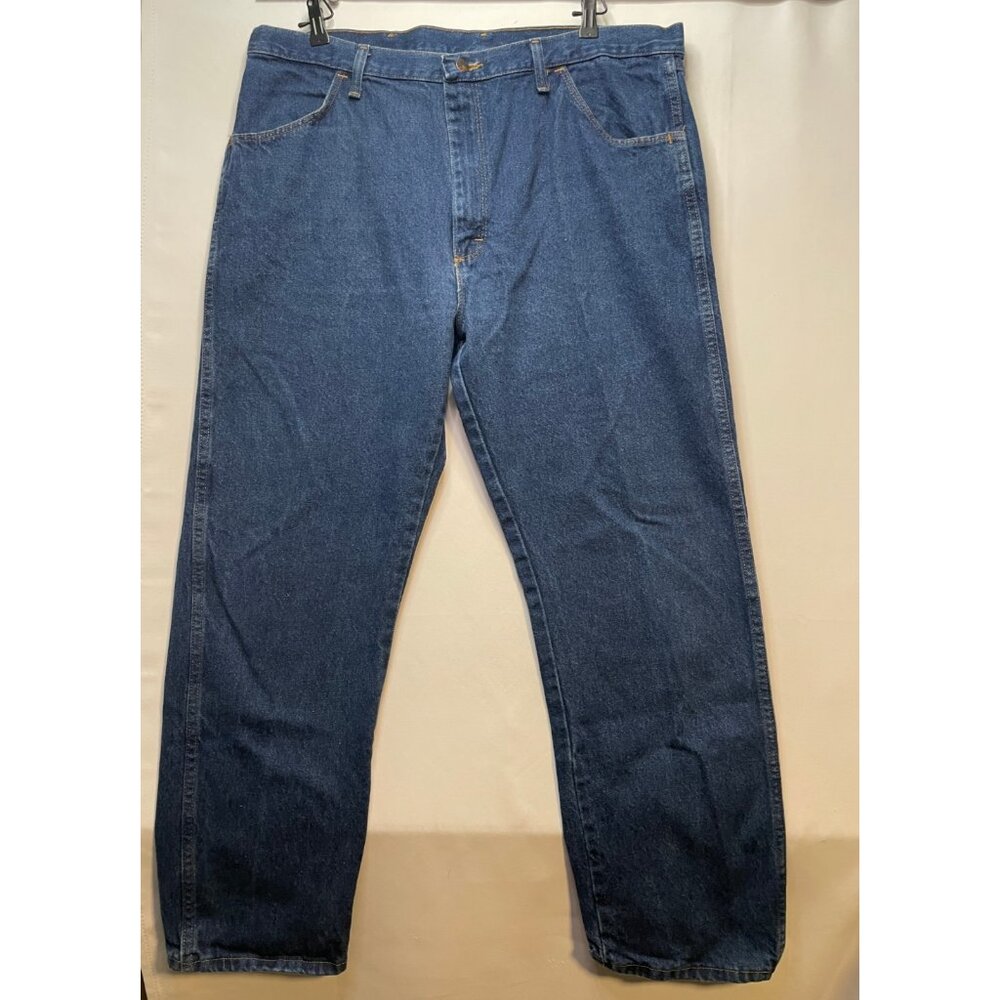 Rustler jeans mens 39 x 30 straight high rise 87621PW blue
